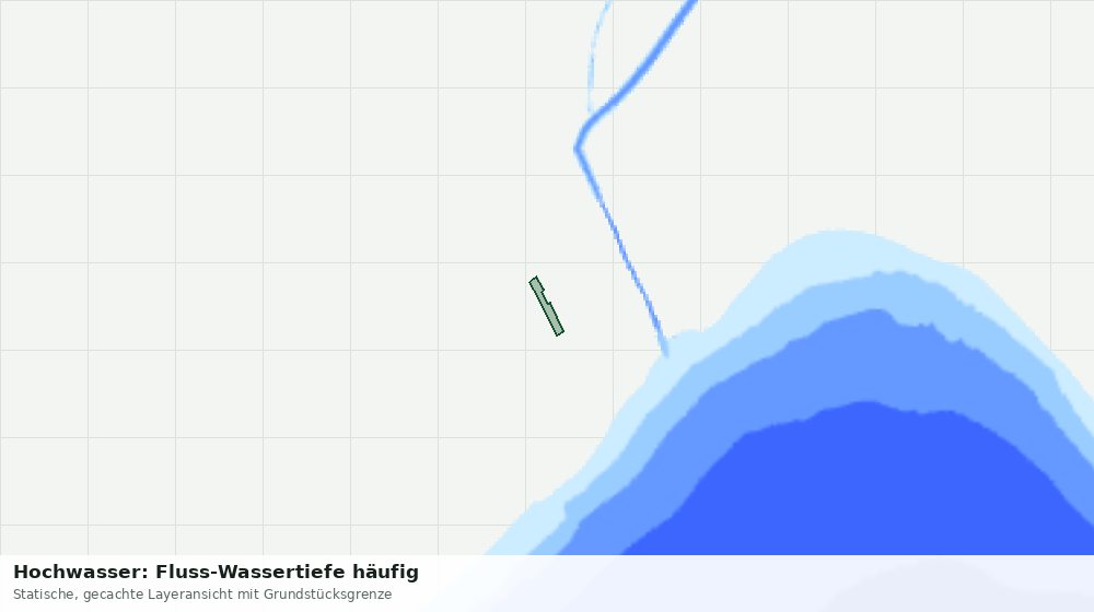 Statische Kartenansicht: Hochwasser: Fluss-Wassertiefe häufig