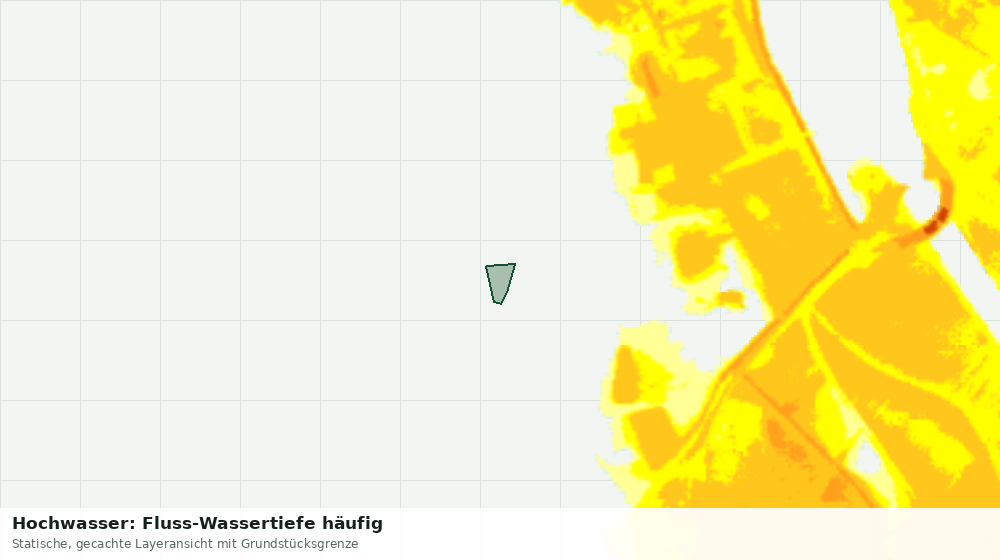 Statische Kartenansicht: Hochwasser: Fluss-Wassertiefe häufig