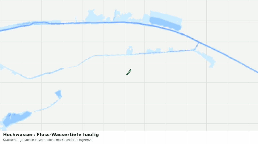 Statische Kartenansicht: Hochwasser: Fluss-Wassertiefe häufig