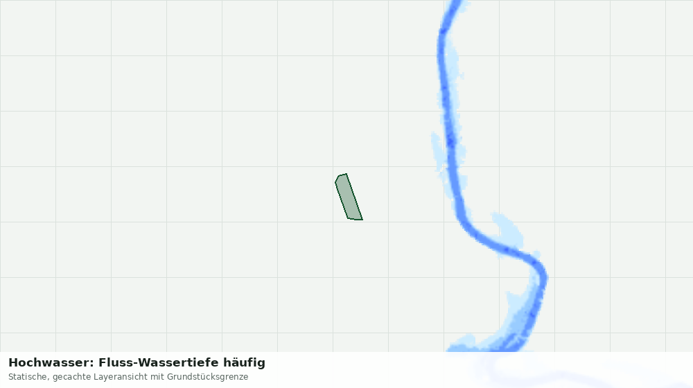 Statische Kartenansicht: Hochwasser: Fluss-Wassertiefe häufig