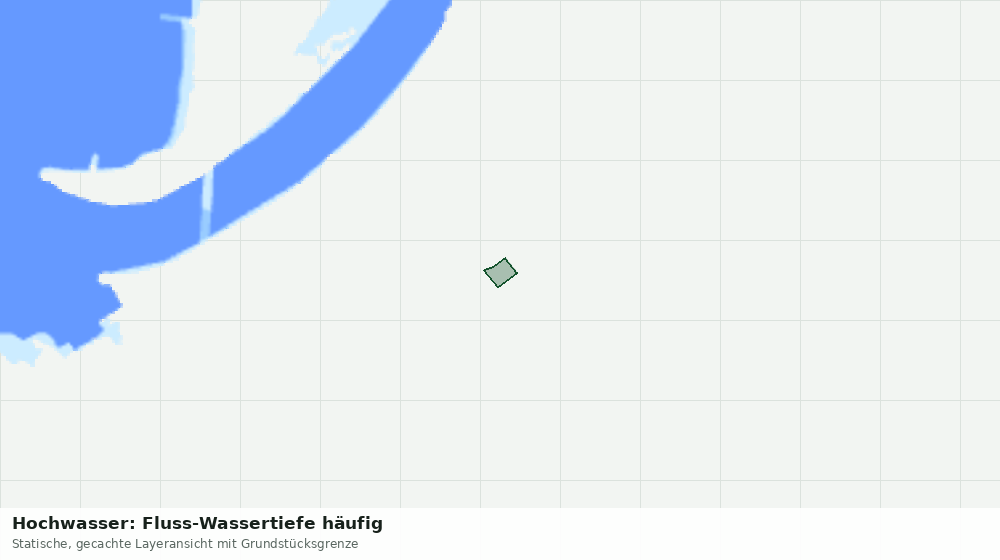 Statische Kartenansicht: Hochwasser: Fluss-Wassertiefe häufig