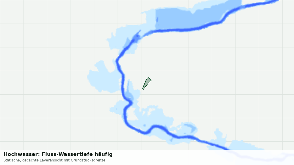 Statische Kartenansicht: Hochwasser: Fluss-Wassertiefe häufig
