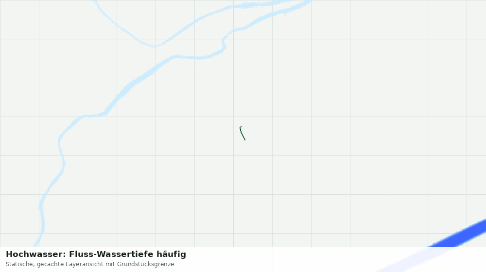Statische Kartenansicht: Hochwasser: Fluss-Wassertiefe häufig
