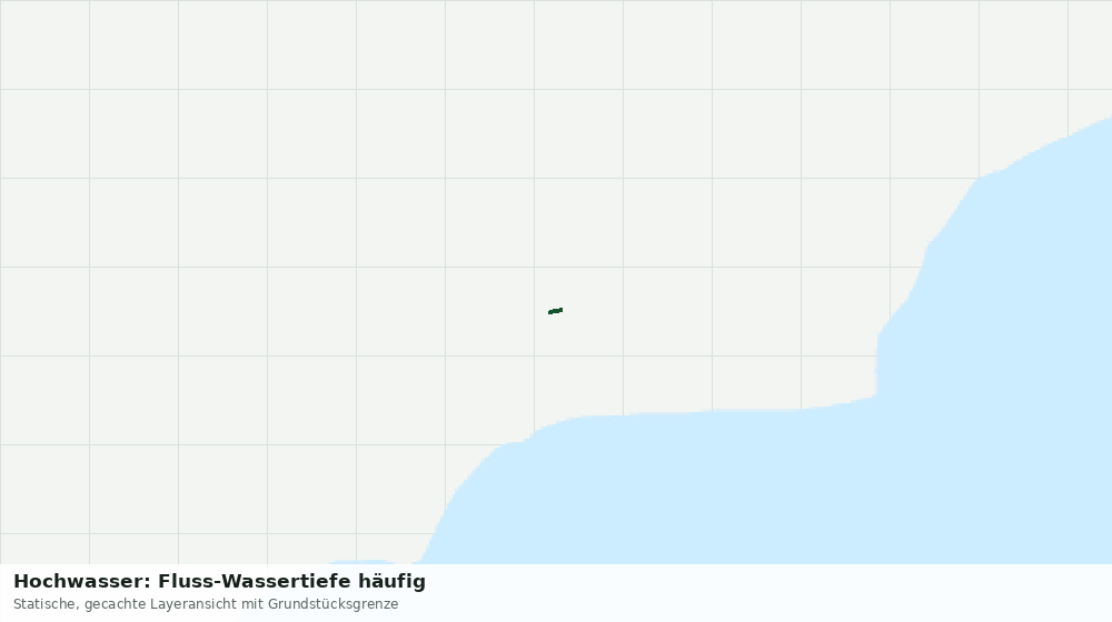 Statische Kartenansicht: Hochwasser: Fluss-Wassertiefe häufig