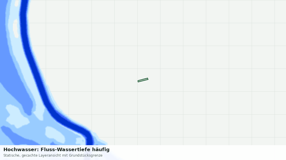 Statische Kartenansicht: Hochwasser: Fluss-Wassertiefe häufig