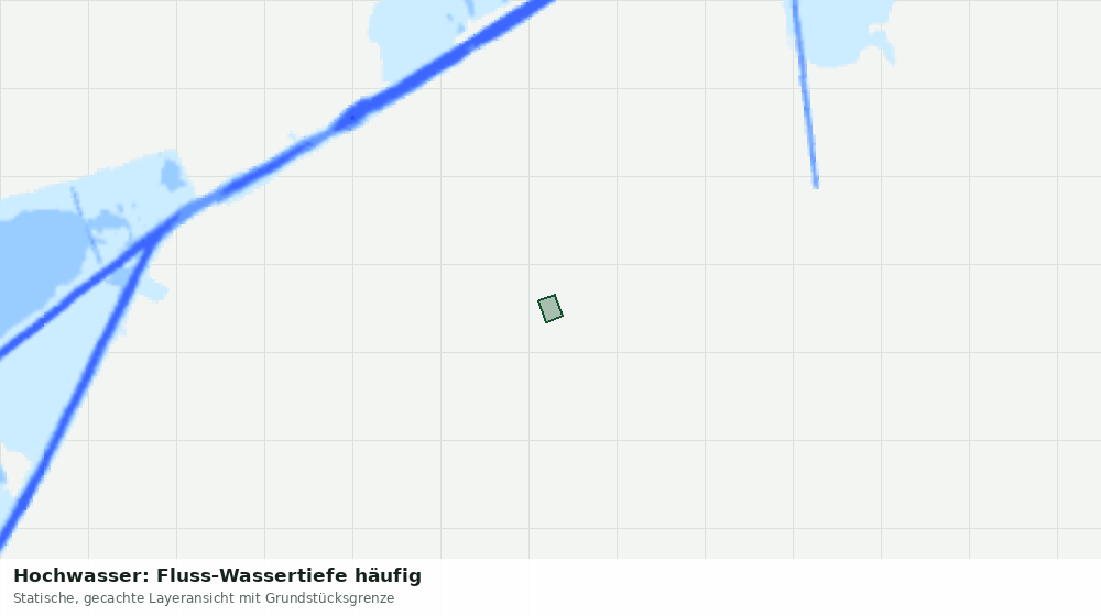 Statische Kartenansicht: Hochwasser: Fluss-Wassertiefe häufig