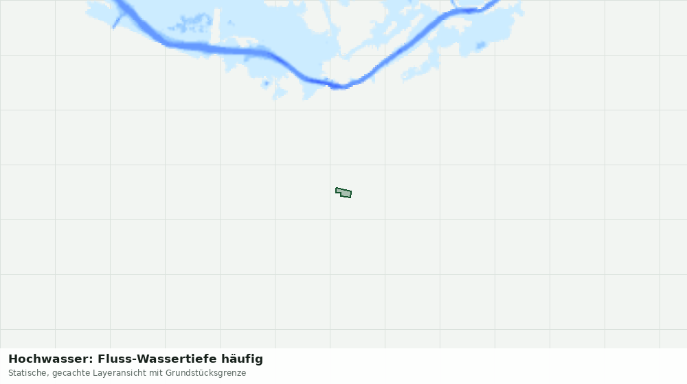 Statische Kartenansicht: Hochwasser: Fluss-Wassertiefe häufig