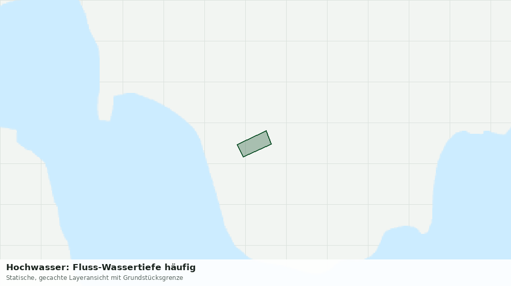 Statische Kartenansicht: Hochwasser: Fluss-Wassertiefe häufig