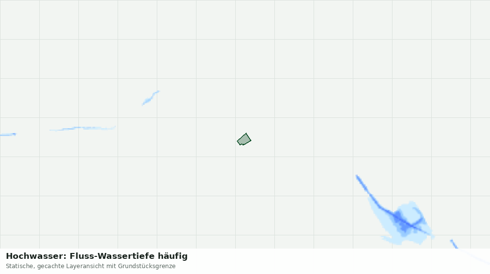 Statische Kartenansicht: Hochwasser: Fluss-Wassertiefe häufig