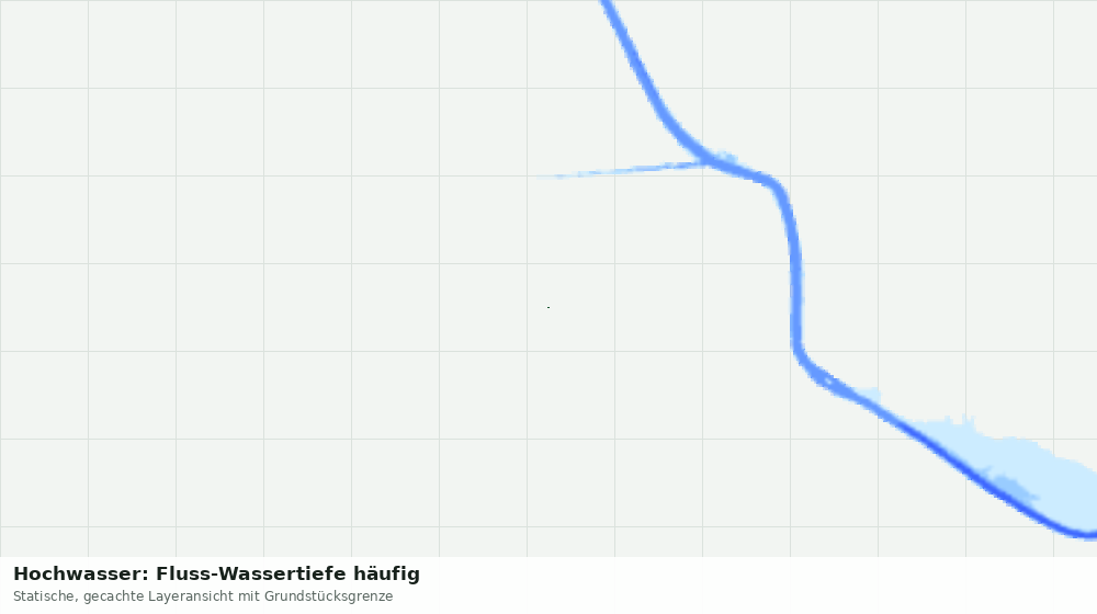Statische Kartenansicht: Hochwasser: Fluss-Wassertiefe häufig