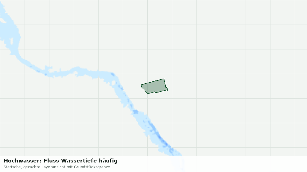 Statische Kartenansicht: Hochwasser: Fluss-Wassertiefe häufig
