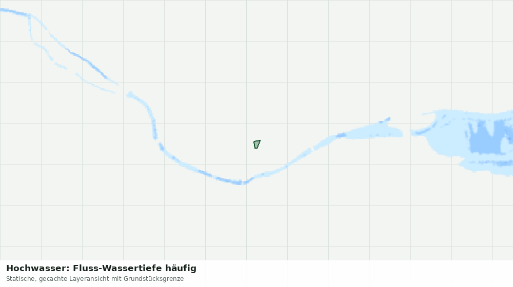 Statische Kartenansicht: Hochwasser: Fluss-Wassertiefe häufig