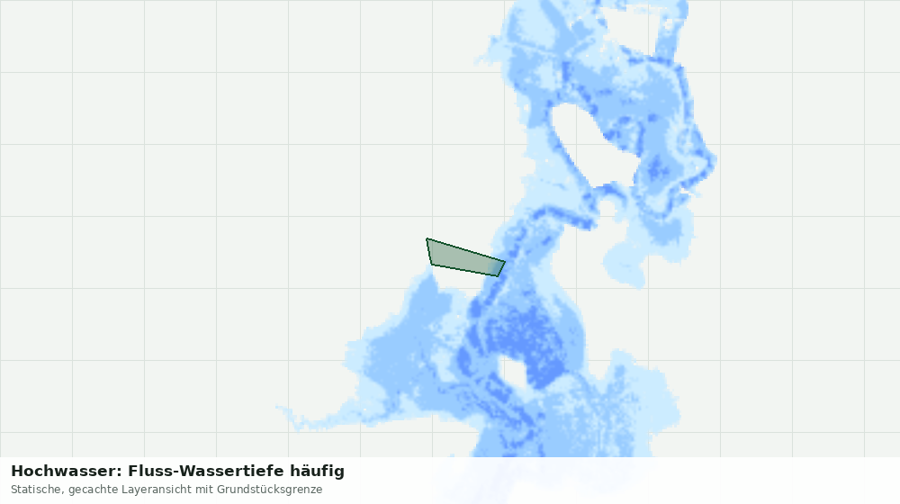 Statische Kartenansicht: Hochwasser: Fluss-Wassertiefe häufig