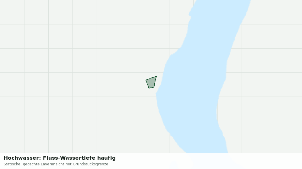 Statische Kartenansicht: Hochwasser: Fluss-Wassertiefe häufig