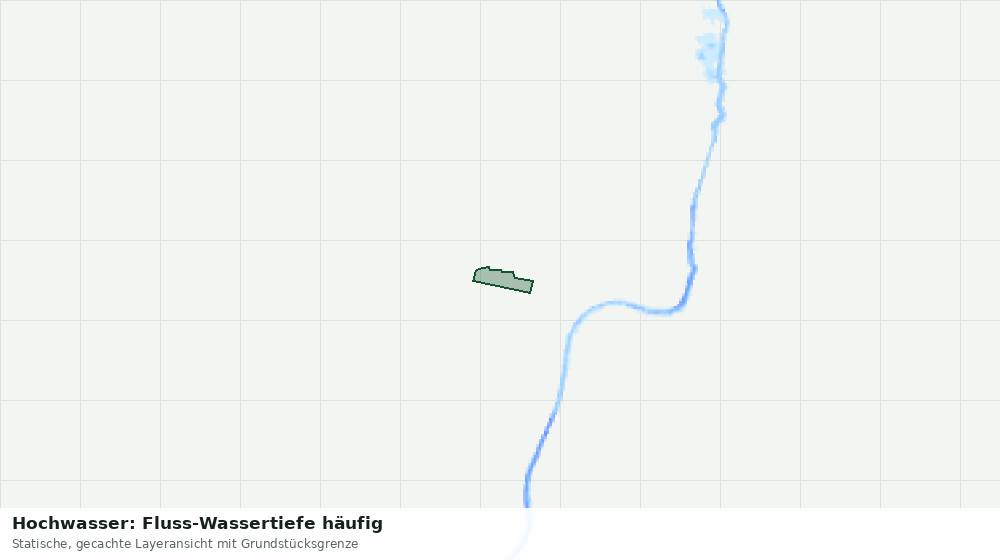 Statische Kartenansicht: Hochwasser: Fluss-Wassertiefe häufig