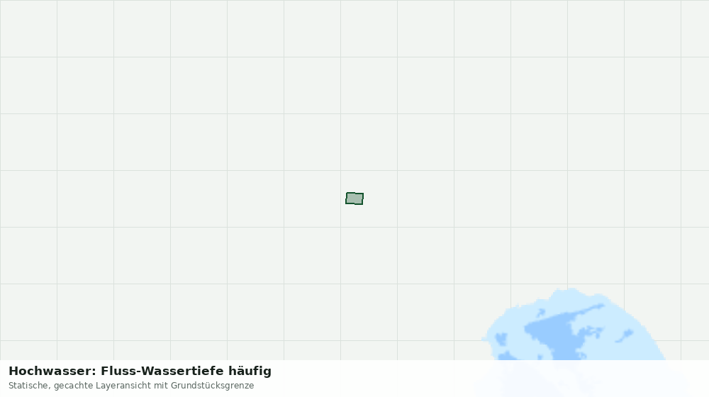 Statische Kartenansicht: Hochwasser: Fluss-Wassertiefe häufig