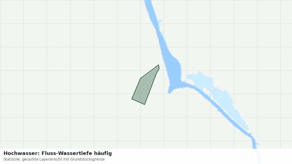 Statische Kartenansicht: Hochwasser: Fluss-Wassertiefe häufig