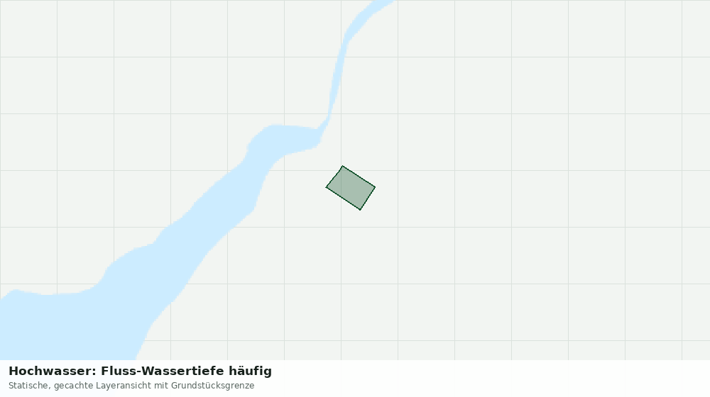 Statische Kartenansicht: Hochwasser: Fluss-Wassertiefe häufig
