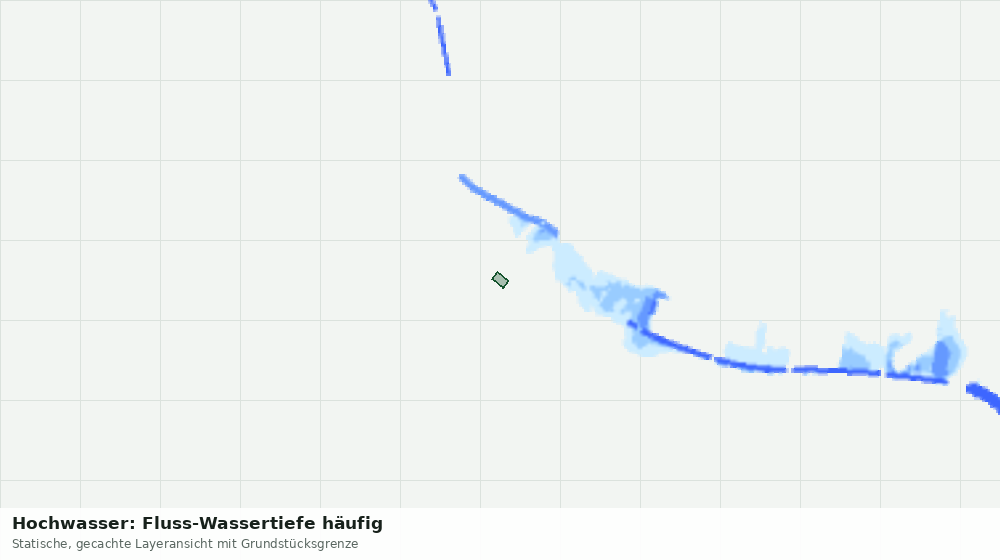 Statische Kartenansicht: Hochwasser: Fluss-Wassertiefe häufig