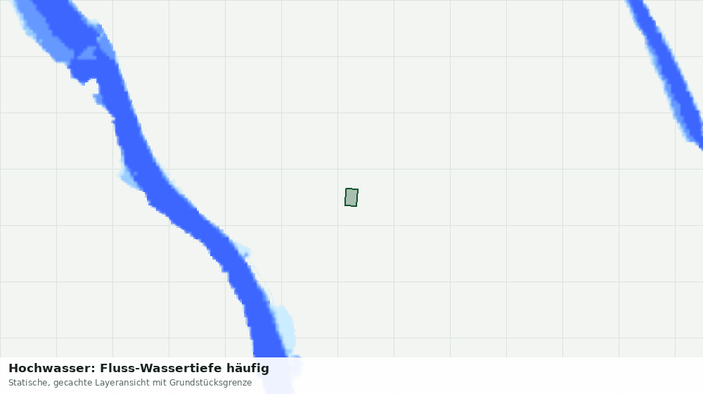 Statische Kartenansicht: Hochwasser: Fluss-Wassertiefe häufig