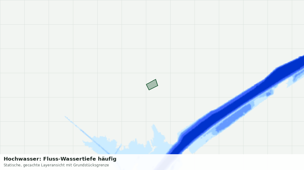 Statische Kartenansicht: Hochwasser: Fluss-Wassertiefe häufig