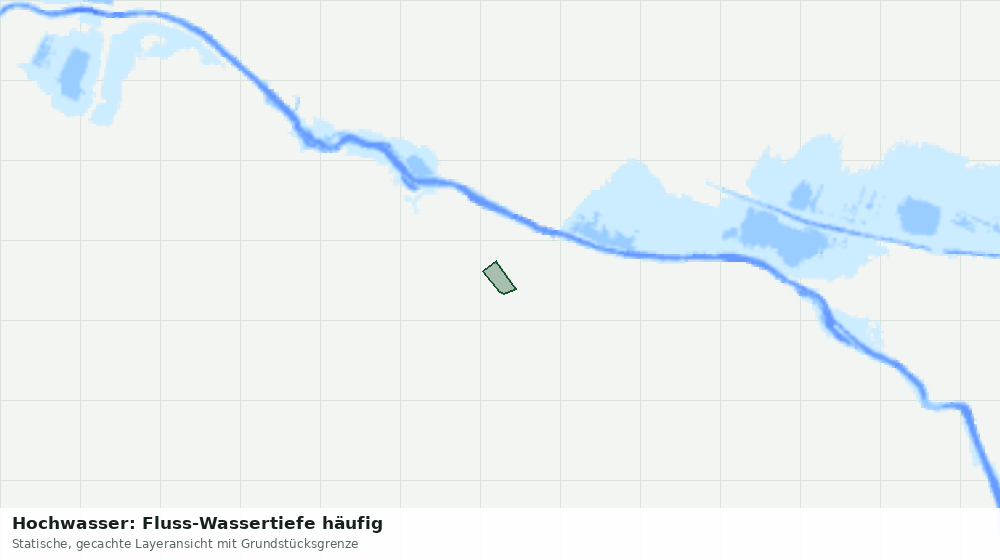 Statische Kartenansicht: Hochwasser: Fluss-Wassertiefe häufig