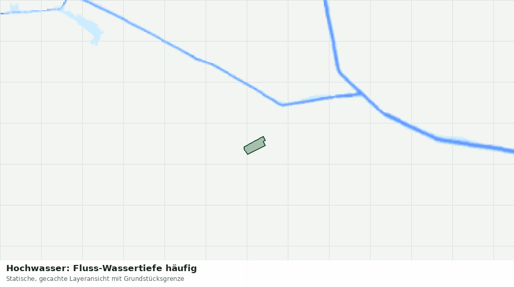 Statische Kartenansicht: Hochwasser: Fluss-Wassertiefe häufig