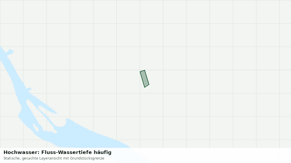 Statische Kartenansicht: Hochwasser: Fluss-Wassertiefe häufig