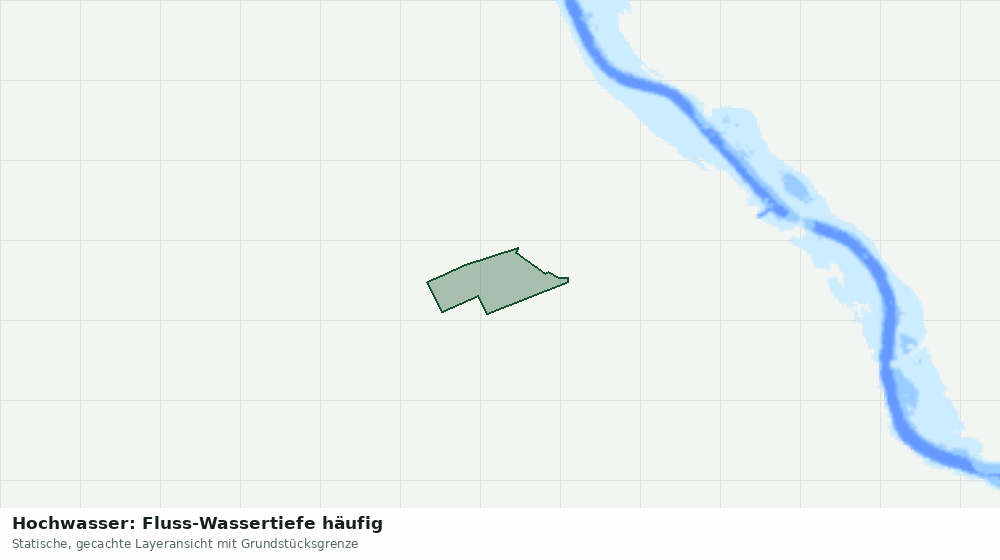 Statische Kartenansicht: Hochwasser: Fluss-Wassertiefe häufig