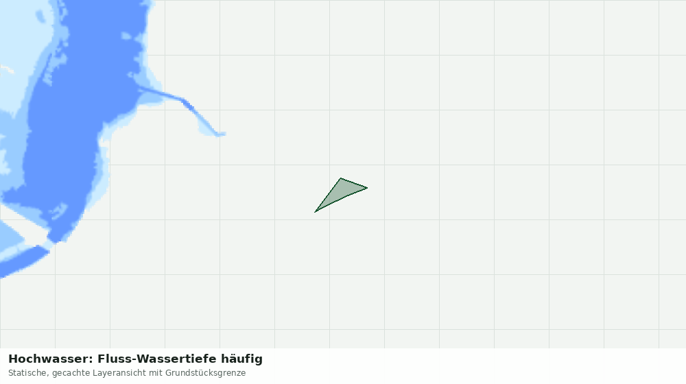 Statische Kartenansicht: Hochwasser: Fluss-Wassertiefe häufig