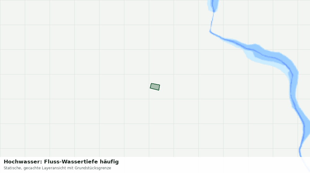 Statische Kartenansicht: Hochwasser: Fluss-Wassertiefe häufig