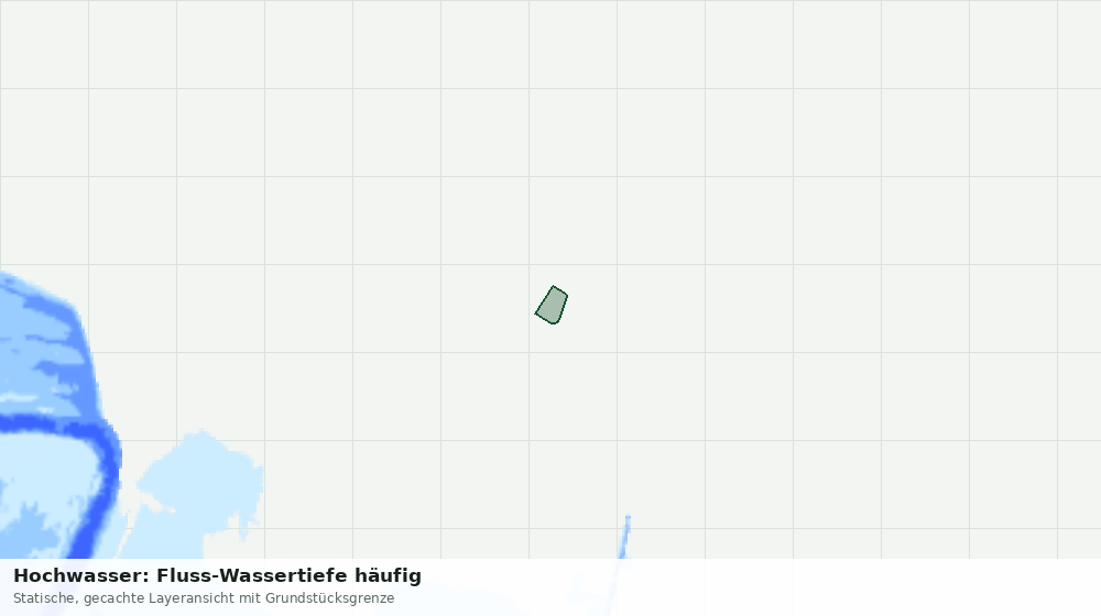 Statische Kartenansicht: Hochwasser: Fluss-Wassertiefe häufig
