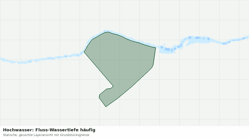 Statische Kartenansicht: Hochwasser: Fluss-Wassertiefe häufig