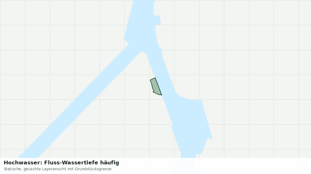 Statische Kartenansicht: Hochwasser: Fluss-Wassertiefe häufig