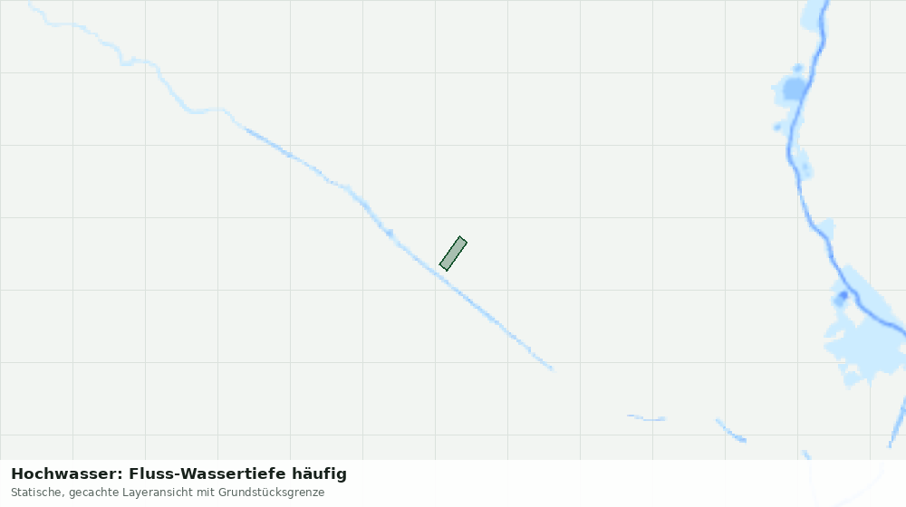 Statische Kartenansicht: Hochwasser: Fluss-Wassertiefe häufig