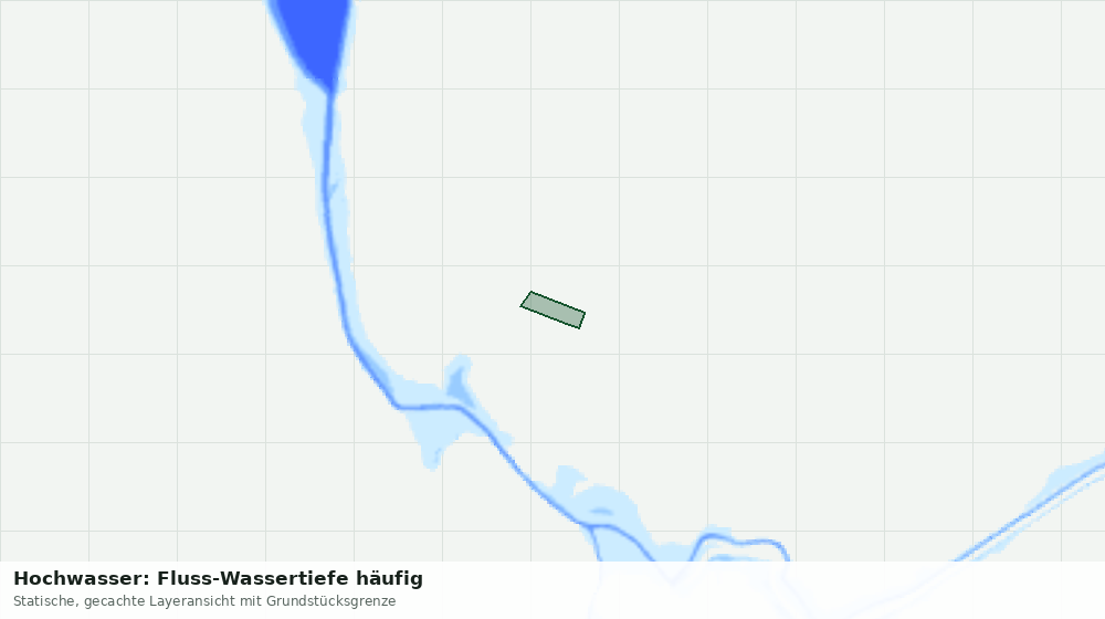 Statische Kartenansicht: Hochwasser: Fluss-Wassertiefe häufig