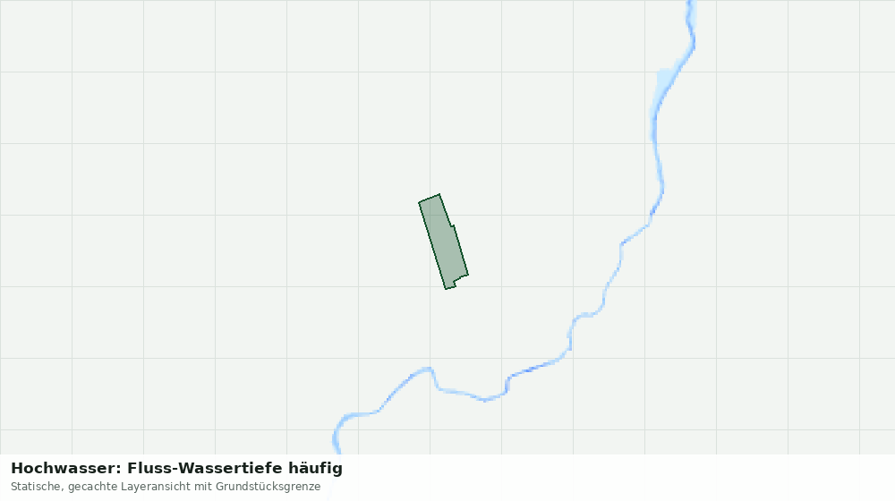 Statische Kartenansicht: Hochwasser: Fluss-Wassertiefe häufig