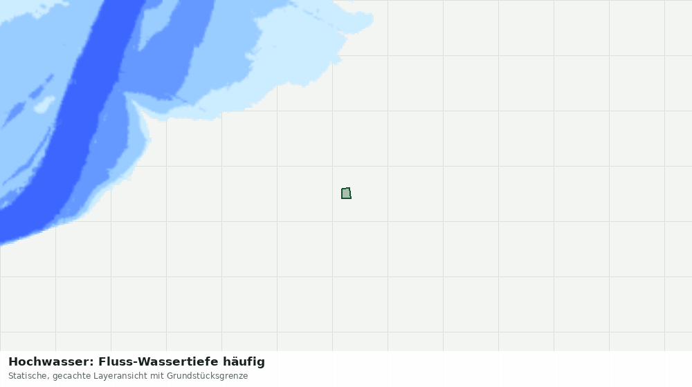 Statische Kartenansicht: Hochwasser: Fluss-Wassertiefe häufig