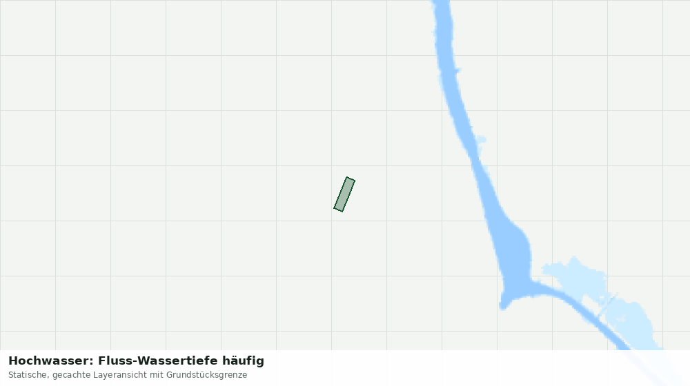 Statische Kartenansicht: Hochwasser: Fluss-Wassertiefe häufig