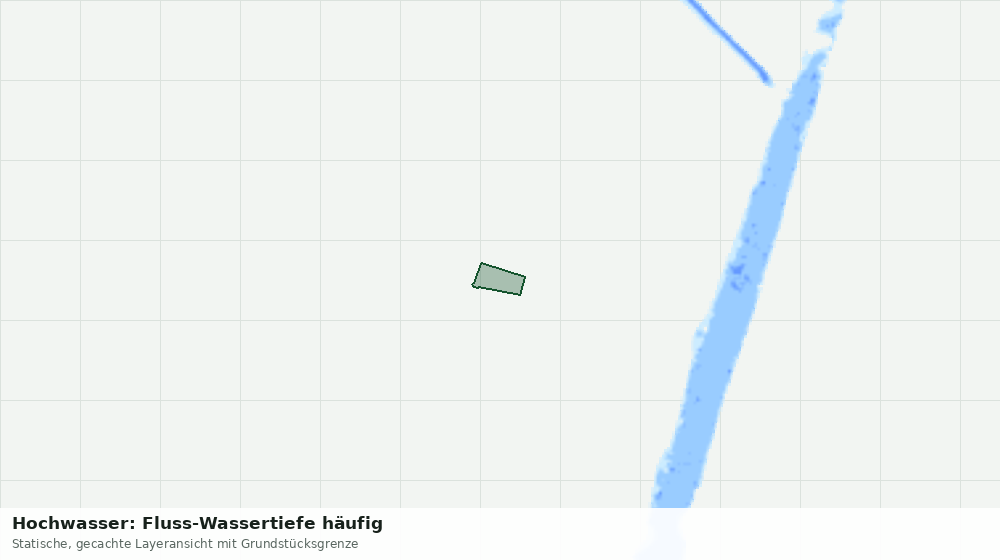 Statische Kartenansicht: Hochwasser: Fluss-Wassertiefe häufig