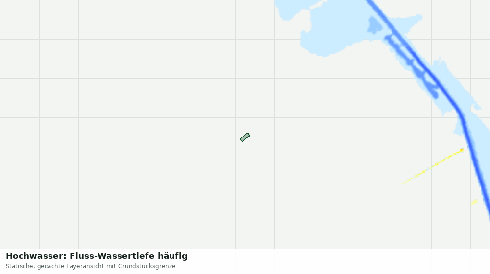 Statische Kartenansicht: Hochwasser: Fluss-Wassertiefe häufig