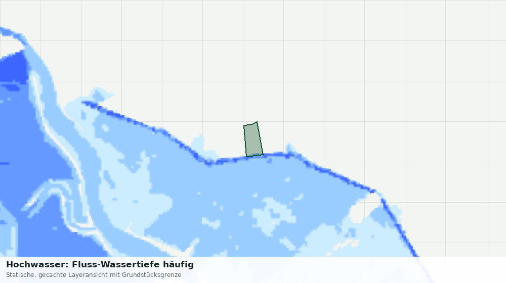 Statische Kartenansicht: Hochwasser: Fluss-Wassertiefe häufig