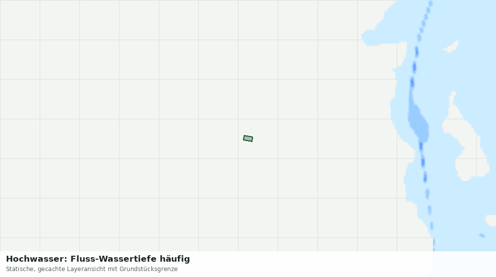 Statische Kartenansicht: Hochwasser: Fluss-Wassertiefe häufig