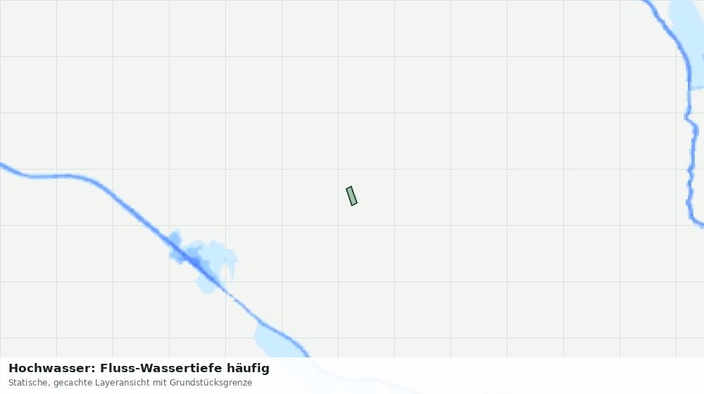 Statische Kartenansicht: Hochwasser: Fluss-Wassertiefe häufig
