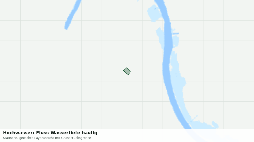 Statische Kartenansicht: Hochwasser: Fluss-Wassertiefe häufig