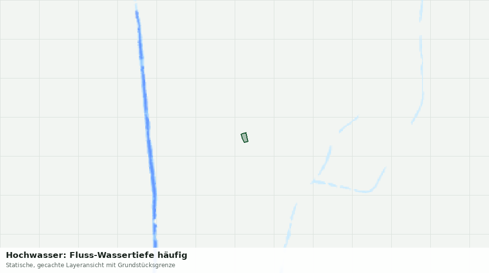 Statische Kartenansicht: Hochwasser: Fluss-Wassertiefe häufig