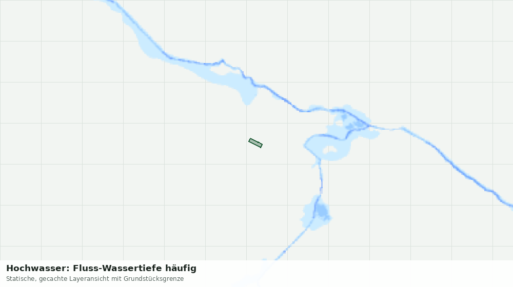 Statische Kartenansicht: Hochwasser: Fluss-Wassertiefe häufig