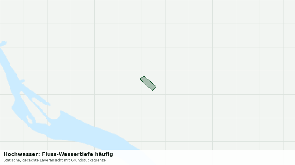 Statische Kartenansicht: Hochwasser: Fluss-Wassertiefe häufig