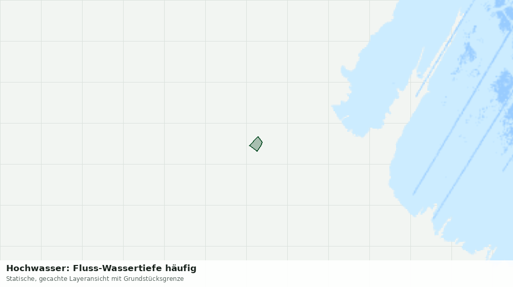 Statische Kartenansicht: Hochwasser: Fluss-Wassertiefe häufig