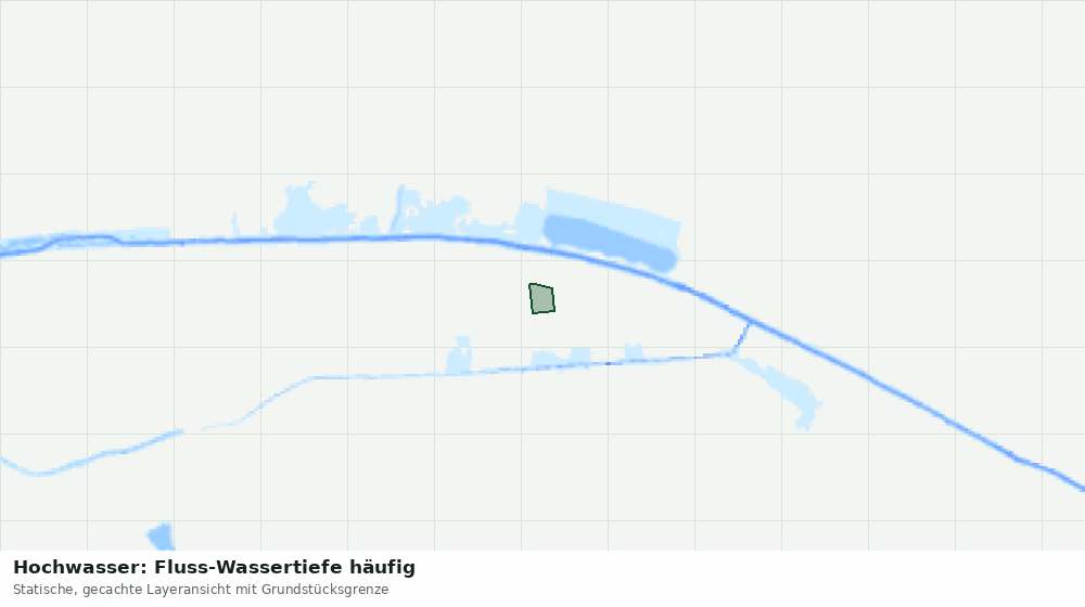 Statische Kartenansicht: Hochwasser: Fluss-Wassertiefe häufig
